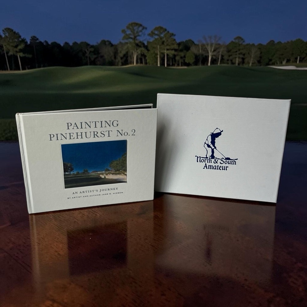 Painting Pinehurst No. 2 Artist Golf Journey Book Hardcover Hixson Jane Signed
